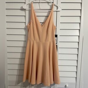 Lulu’s blush skater dress NWT!